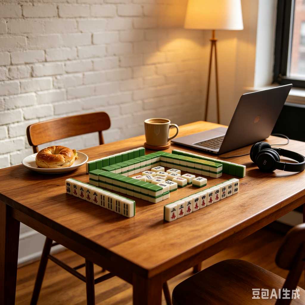 hotel room mahjong set