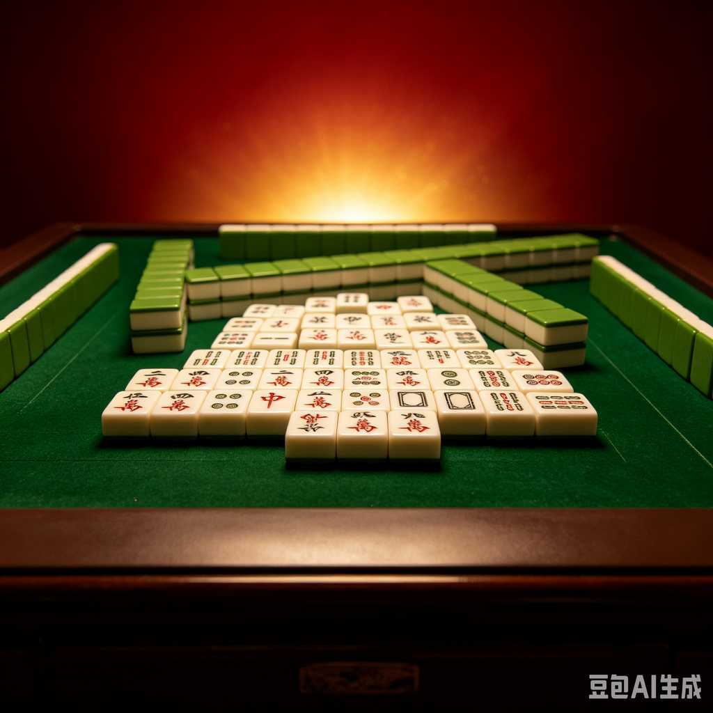 engraved texture mahjong tiles